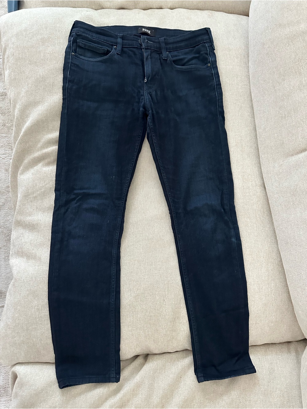 PAIGE Dark Blue Skinny Jeans